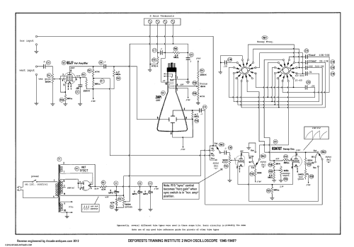 Oscilloscope 2' ; DeForest's Training (ID = 1346782) Equipment