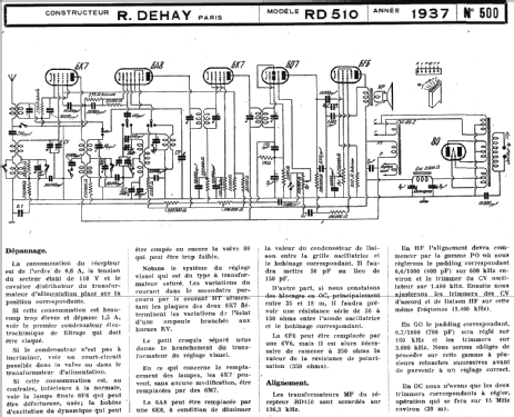 RD510; RD Radio, Éts. R. (ID = 220343) Radio