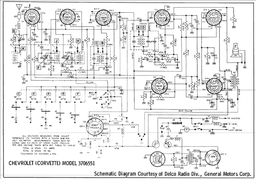 Delco 3706551 ; United Motors (ID = 691173) Car Radio