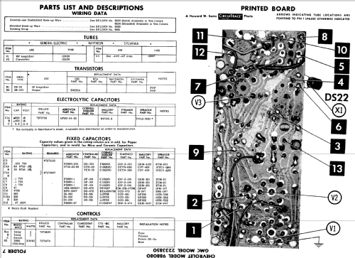 Delco 988080 ; United Motors (ID = 523080) Car Radio