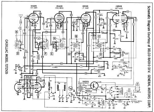 Delco Cadillac 7272505 ; United Motors (ID = 637830) Car Radio