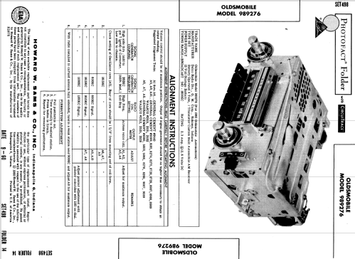 Delco-Remy 989276 Oldsmobile ; United Motors (ID = 582860) Car Radio