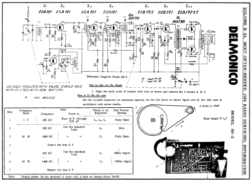 8 Transistor 8B-2; Delmonico; Long (ID = 177716) Radio
