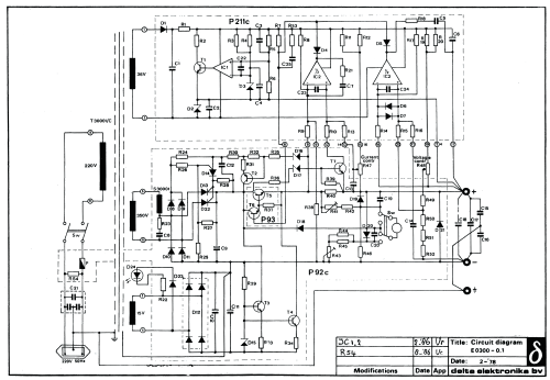 Linear Laboratory Power Supplies E0300-0,1; Delta Elektronika, (ID = 2492423) Equipment