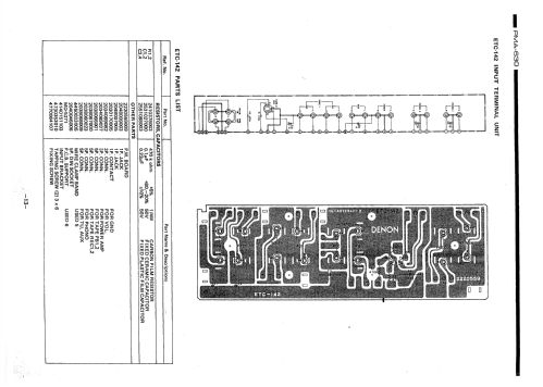 Precision audio component / pre-main amplifier PMA-630; Denon Marke / brand (ID = 1911864) Ampl/Mixer