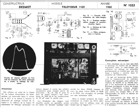 1420; Desmet, SGER S.G.E.R (ID = 287880) Television