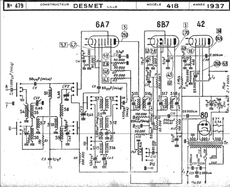 418; Desmet, SGER S.G.E.R (ID = 220161) Radio