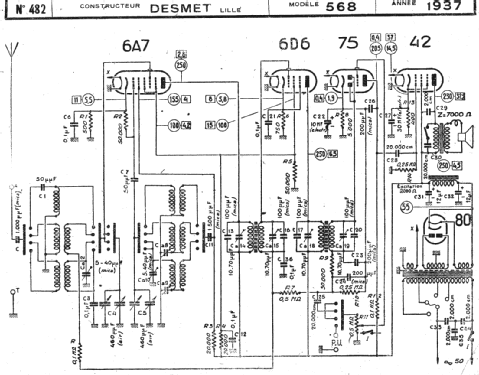 568; Desmet, SGER S.G.E.R (ID = 220167) Radio