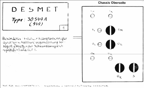 949; Desmet, SGER S.G.E.R (ID = 644671) Radio