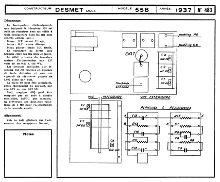 558; Desmet, SGER S.G.E.R (ID = 2259987) Radio