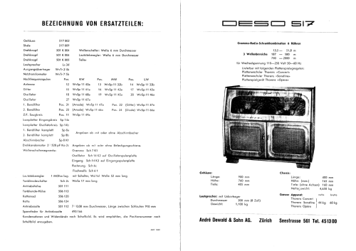 517; Deso, Dewald & Sohn, (ID = 2517075) Radio