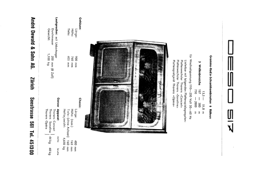 517; Deso, Dewald & Sohn, (ID = 2517077) Radio