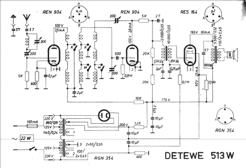 513W; DeTeWe (ID = 257174) Radio