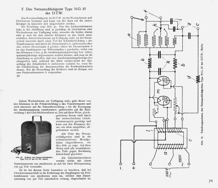 Netzanschlußgerät NG27; DeTeWe (ID = 2764418) Power-S