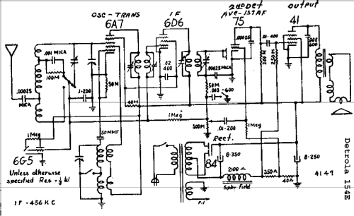 154E ; Detrola; Detroit MI (ID = 298417) Radio