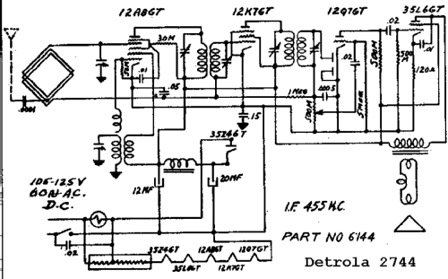 2744 ; Detrola; Detroit MI (ID = 299026) Radio