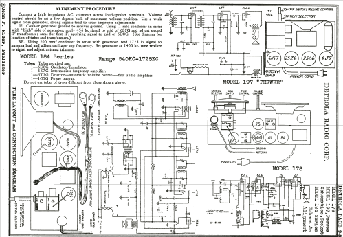 184 ; Detrola; Detroit MI (ID = 1300129) Car Radio