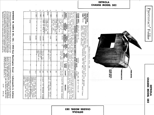 582 ; Detrola; Detroit MI (ID = 835808) Radio