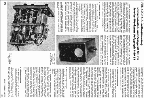 Polygraph P60ST; Rau u. Botzelmann; (ID = 511344) Equipment