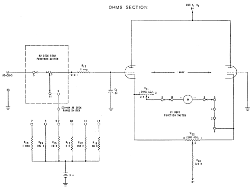 VTVM 1S14 ; DeVry Technical (ID = 2656307) Kit