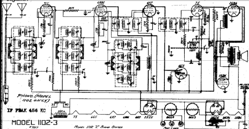 1102-3 ; DeWald Radio Mfg. (ID = 302362) Radio