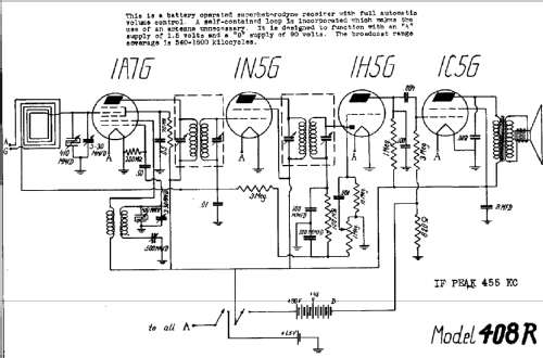 408R ; DeWald Radio Mfg. (ID = 310324) Radio