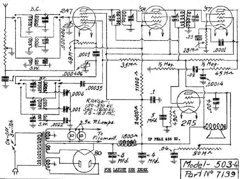 503 ; DeWald Radio Mfg. (ID = 311202) Radio