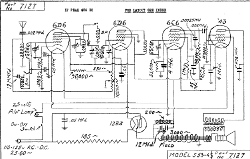 553-4S ; DeWald Radio Mfg. (ID = 311204) Radio