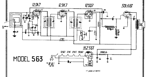 563 ; DeWald Radio Mfg. (ID = 309916) Radio