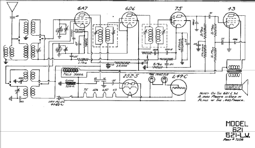 621 ; DeWald Radio Mfg. (ID = 312267) Radio