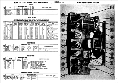 A505 ; DeWald Radio Mfg. (ID = 826469) Radio