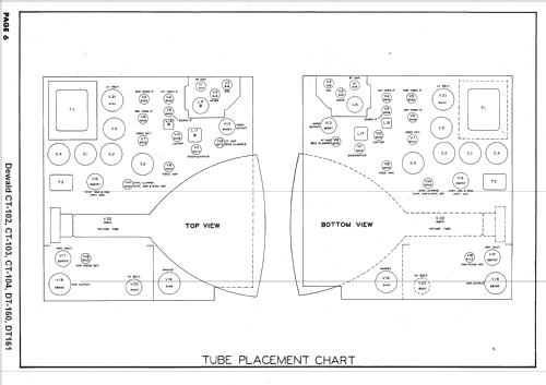 CT-103 ; DeWald Radio Mfg. (ID = 1549505) Television