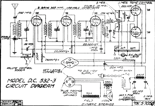 DC 532-3 ; DeWald Radio Mfg. (ID = 310758) Radio