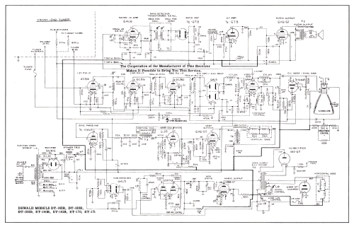 DT-162R; DeWald Radio Mfg. (ID = 2843465) Télévision