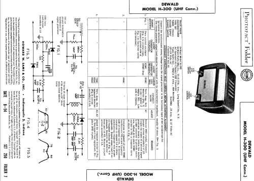 H-300 ; DeWald Radio Mfg. (ID = 557305) Converter