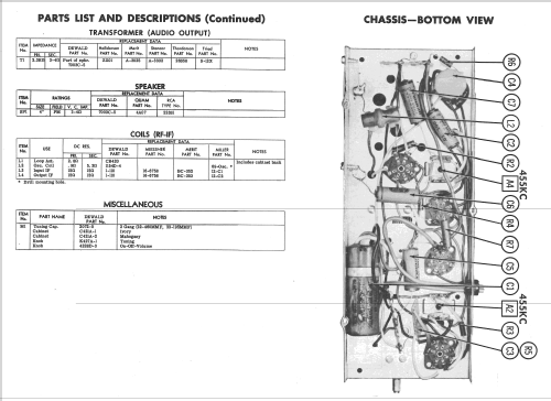 J-543 ; DeWald Radio Mfg. (ID = 2306534) Radio