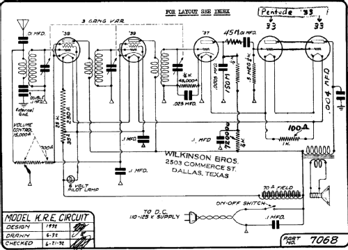 KRE ; DeWald Radio Mfg. (ID = 311051) Radio