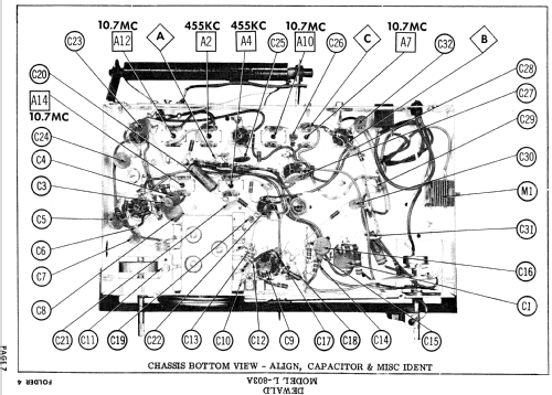 L-803 A ; DeWald Radio Mfg. (ID = 768108) Radio