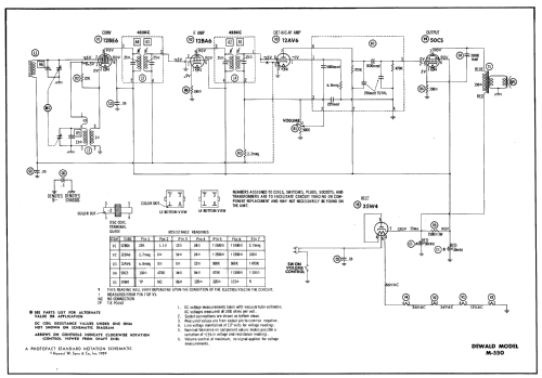 M-550 ; DeWald Radio Mfg. (ID = 612000) Radio