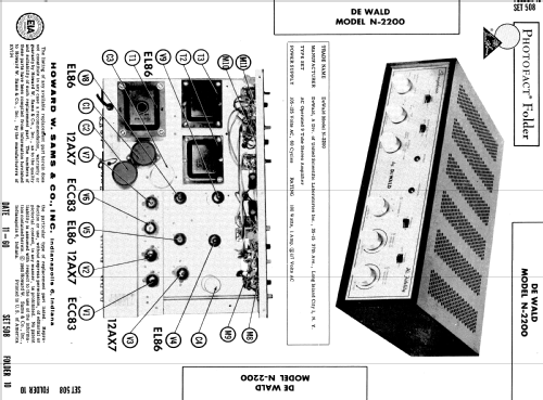 N-2200 ; DeWald Radio Mfg. (ID = 518085) Ampl/Mixer