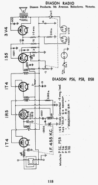 P58; Diason Products, (ID = 2814638) Radio