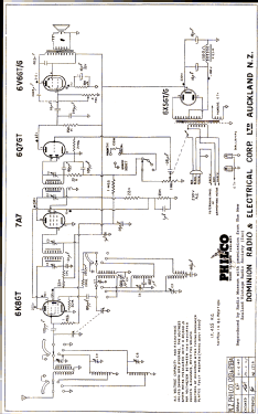 Philco 1203A; Dominion Radio & (ID = 2756272) Radio