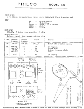 Philco 528; Dominion Radio & (ID = 2757274) Radio