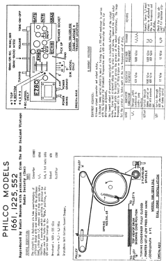 Philco 552; Dominion Radio & (ID = 2753730) Radio