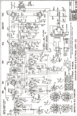 Philco 852; Dominion Radio & (ID = 2754388) Radio