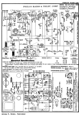 Philco 38-10 Code 121; Dominion Radio & (ID = 3049075) Radio