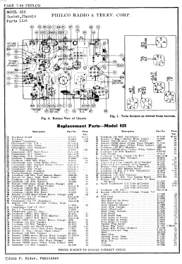 Philco 625E Code 321; Dominion Radio & (ID = 3104953) Radio