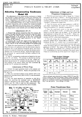 Philco 625E Code 321; Dominion Radio & (ID = 3104955) Radio