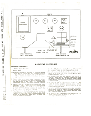 Philco 816; Dominion Radio & (ID = 2920847) Radio