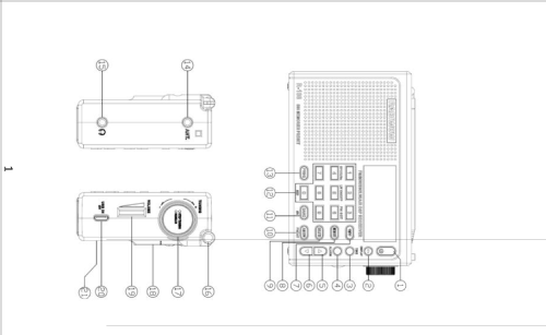 Sihuadon FM/MW/SW/LW/AIR DSP Receiver R-108; Dongguan Xinhuaide (ID = 2698208) Radio